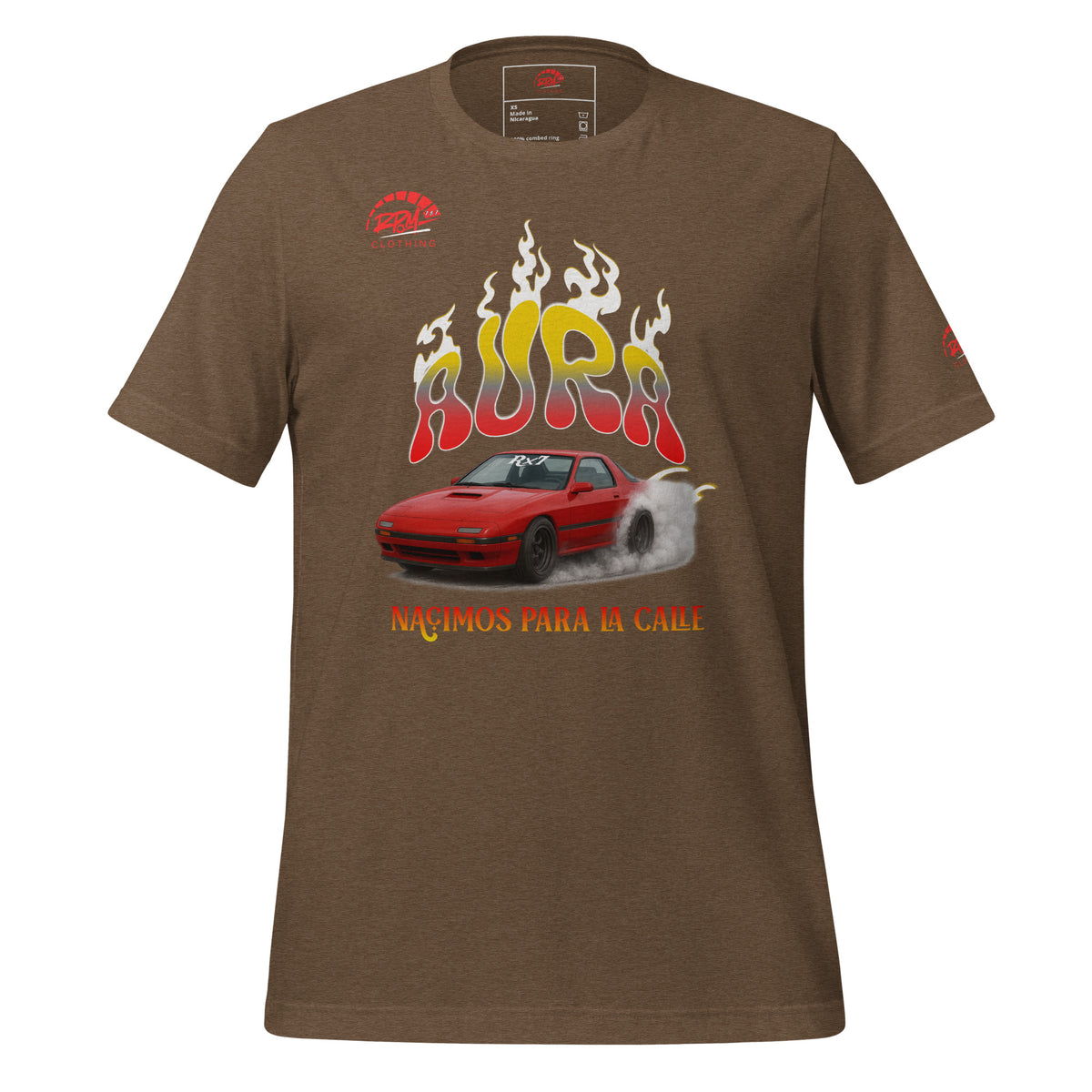 AURA RX7 Unisex Tee (Red/Dark) | RPM 787 - RPM 787 Clothing