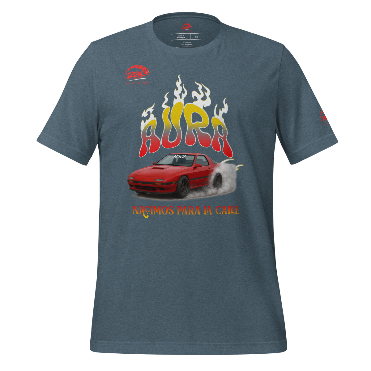 AURA RX7 Unisex Tee (Red/Dark) | RPM 787 - RPM 787 Clothing