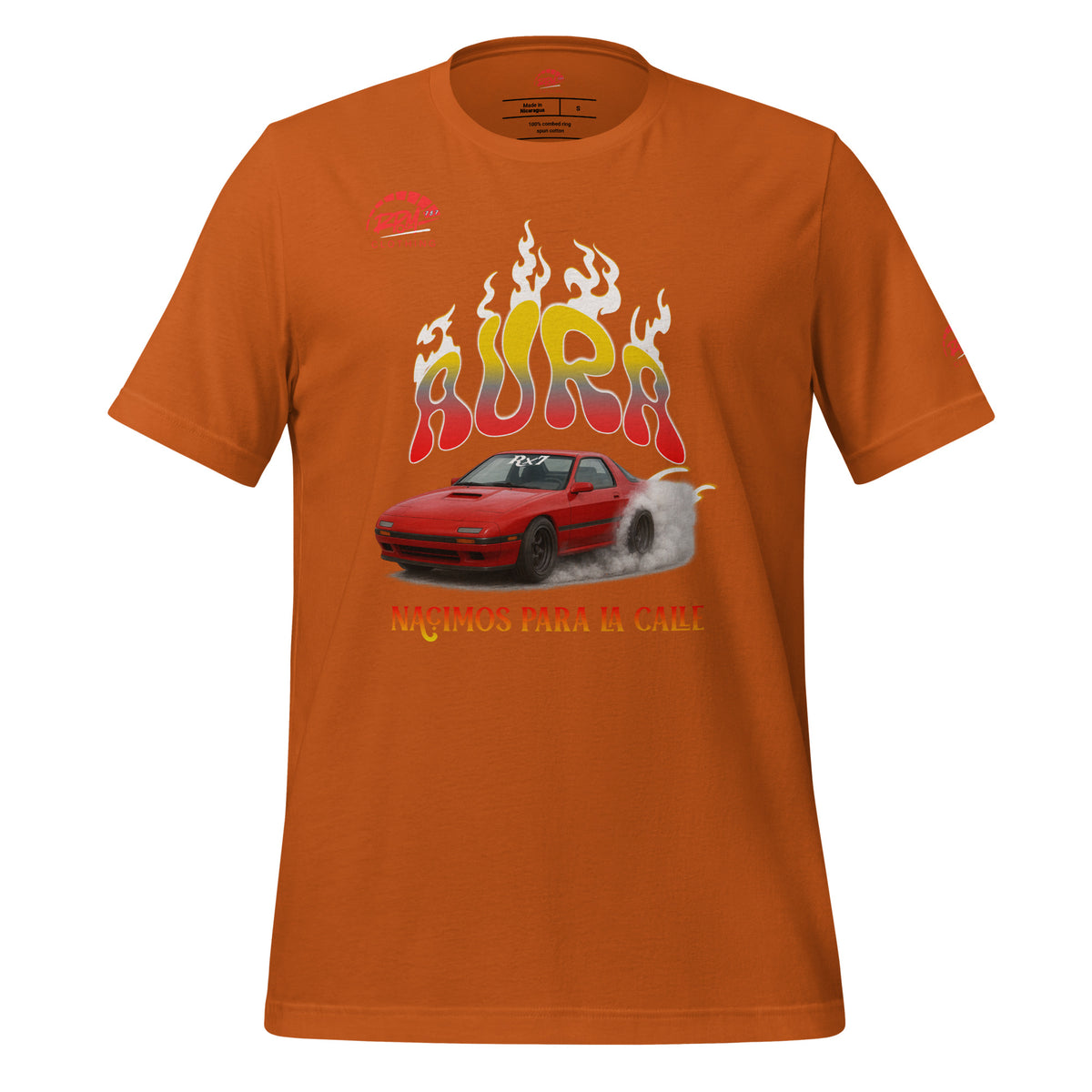 AURA RX7 Unisex Tee (Red/Dark) | RPM 787 - RPM 787 Clothing