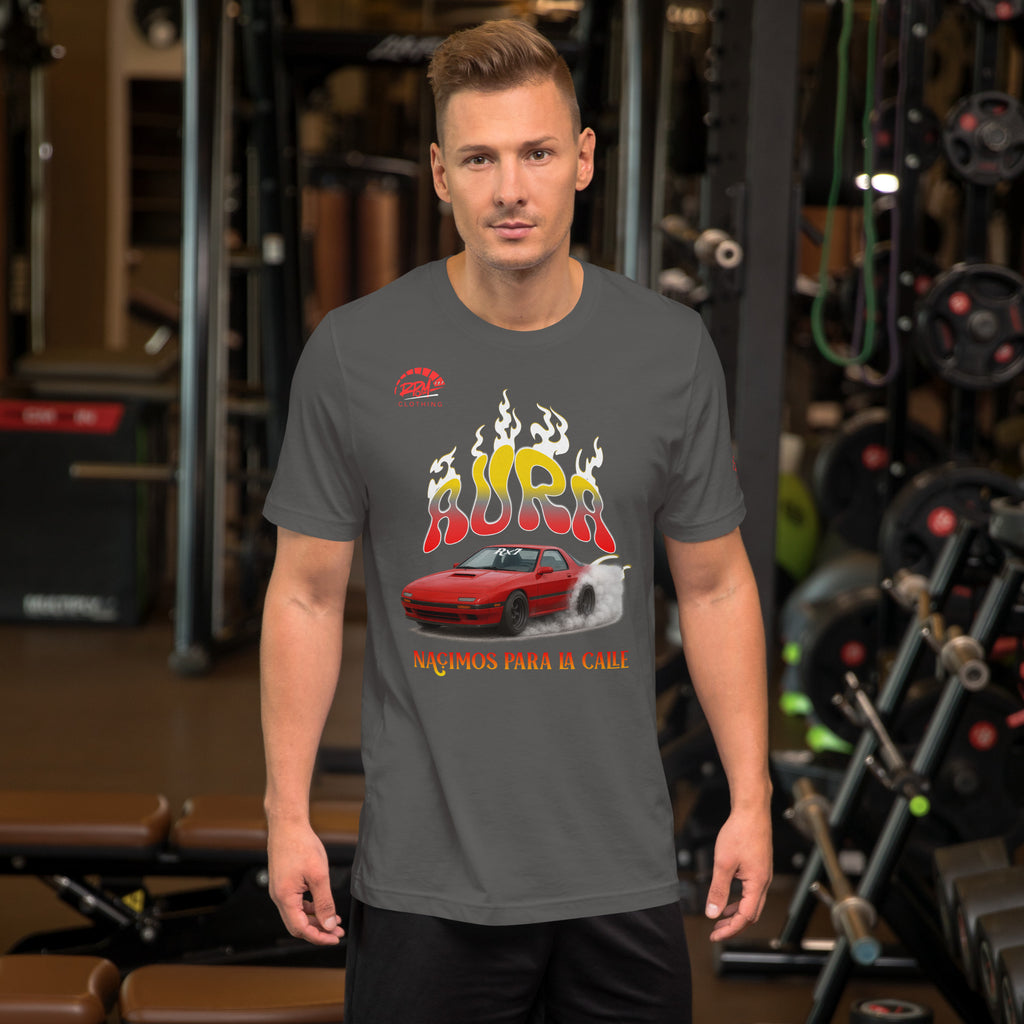 AURA RX7 Unisex Tee (Red/Dark) | RPM 787 - RPM 787 Clothing