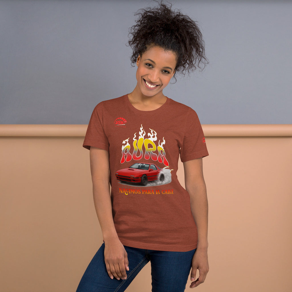 AURA RX7 Unisex Tee (Red/Dark) | RPM 787 - RPM 787 Clothing