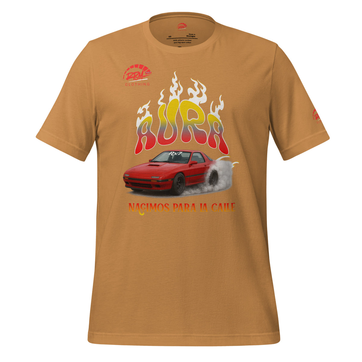 AURA RX7 Unisex Tee (Red/Light) | RPM 787 - RPM 787 Clothing