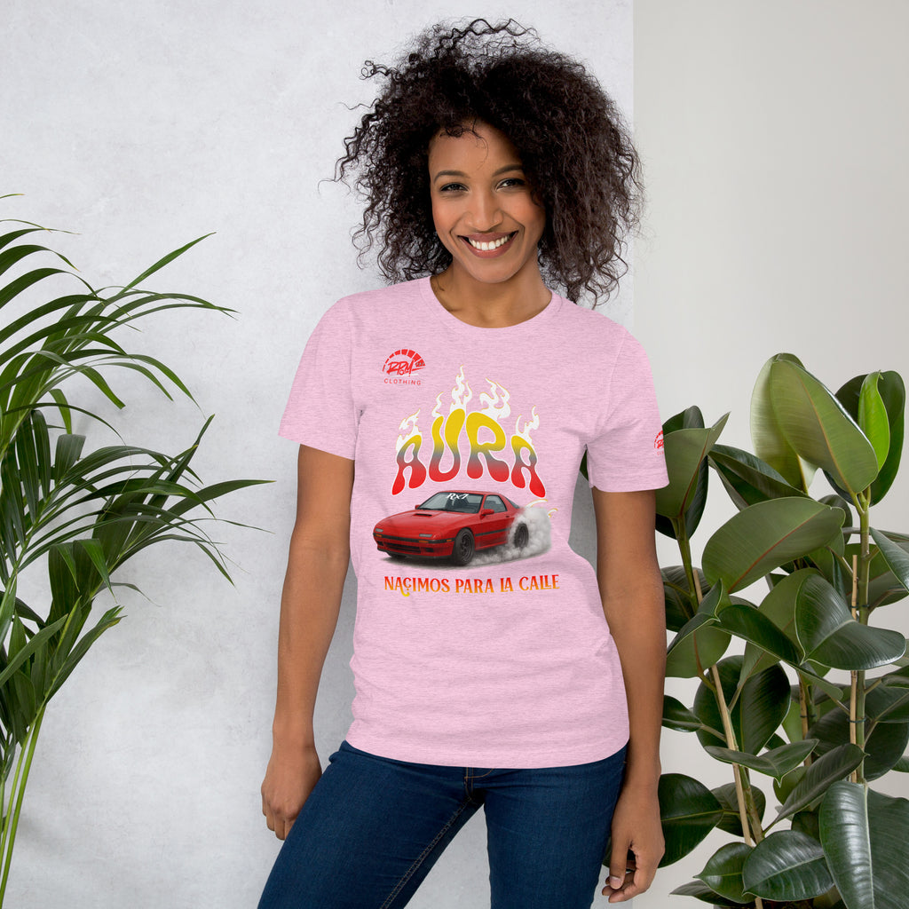 AURA RX7 Unisex Tee (Red/Light) | RPM 787 - RPM 787 Clothing