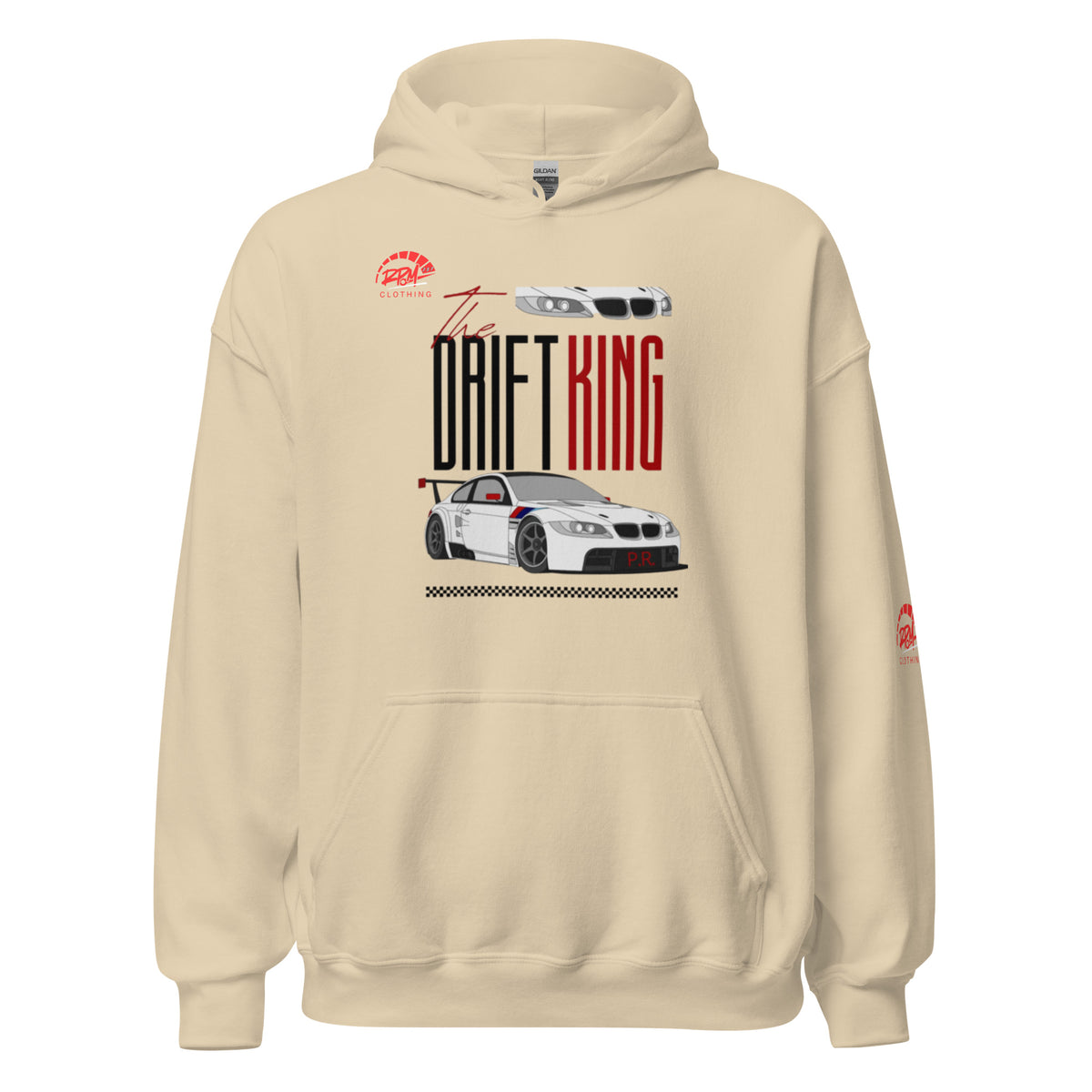 Drift King BMW Unisex Hoodie (Light) | RPM 787 - RPM 787 Clothing