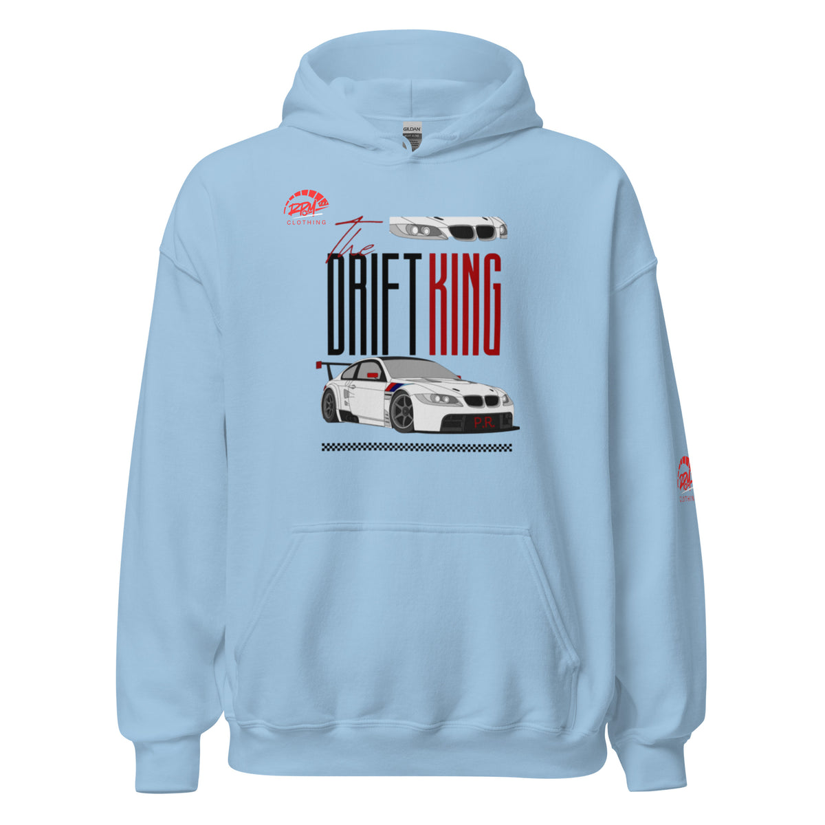 Drift King BMW Unisex Hoodie (Light) | RPM 787 - RPM 787 Clothing
