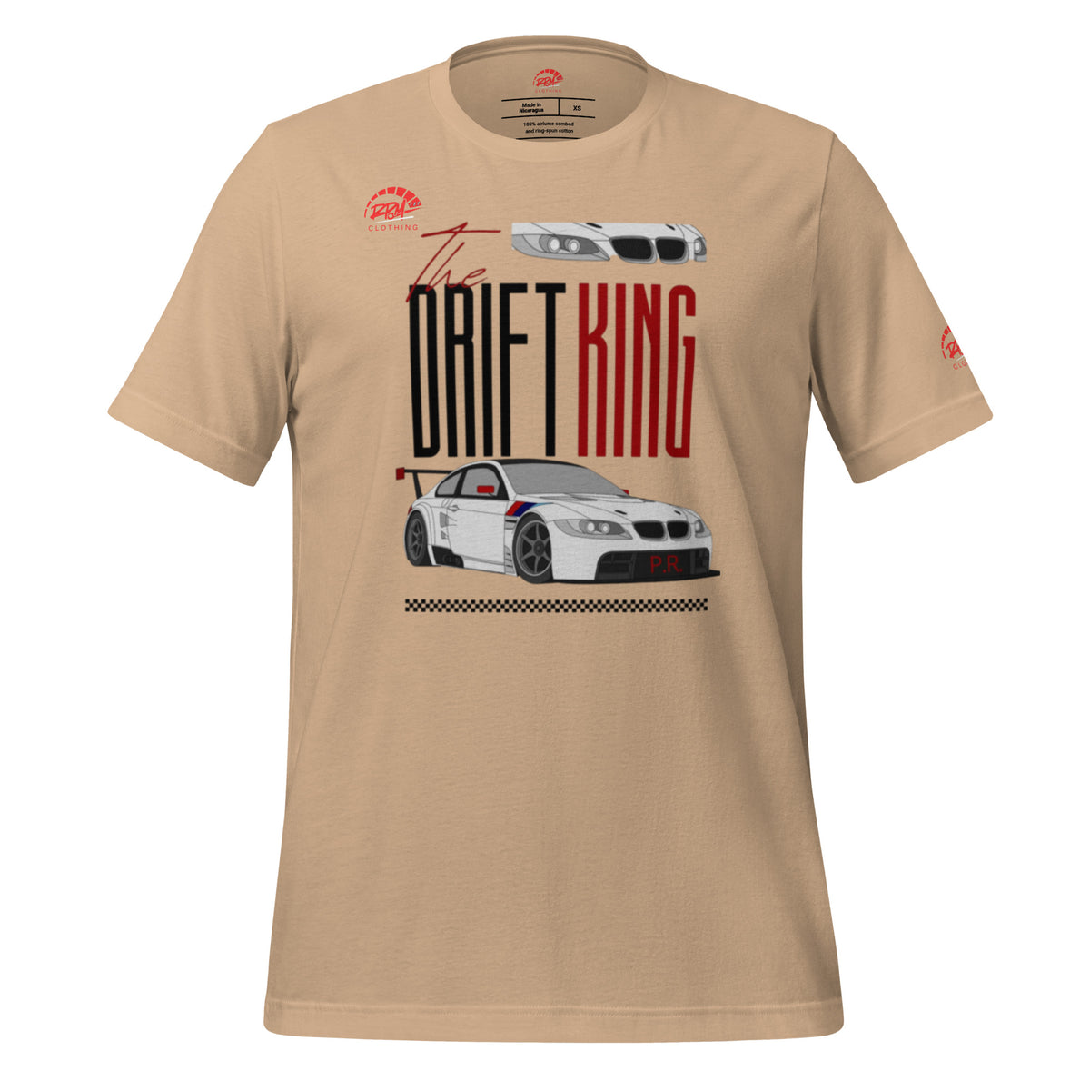Drift King BMW Unisex Tee (Light) | RPM 787 - RPM 787 Clothing