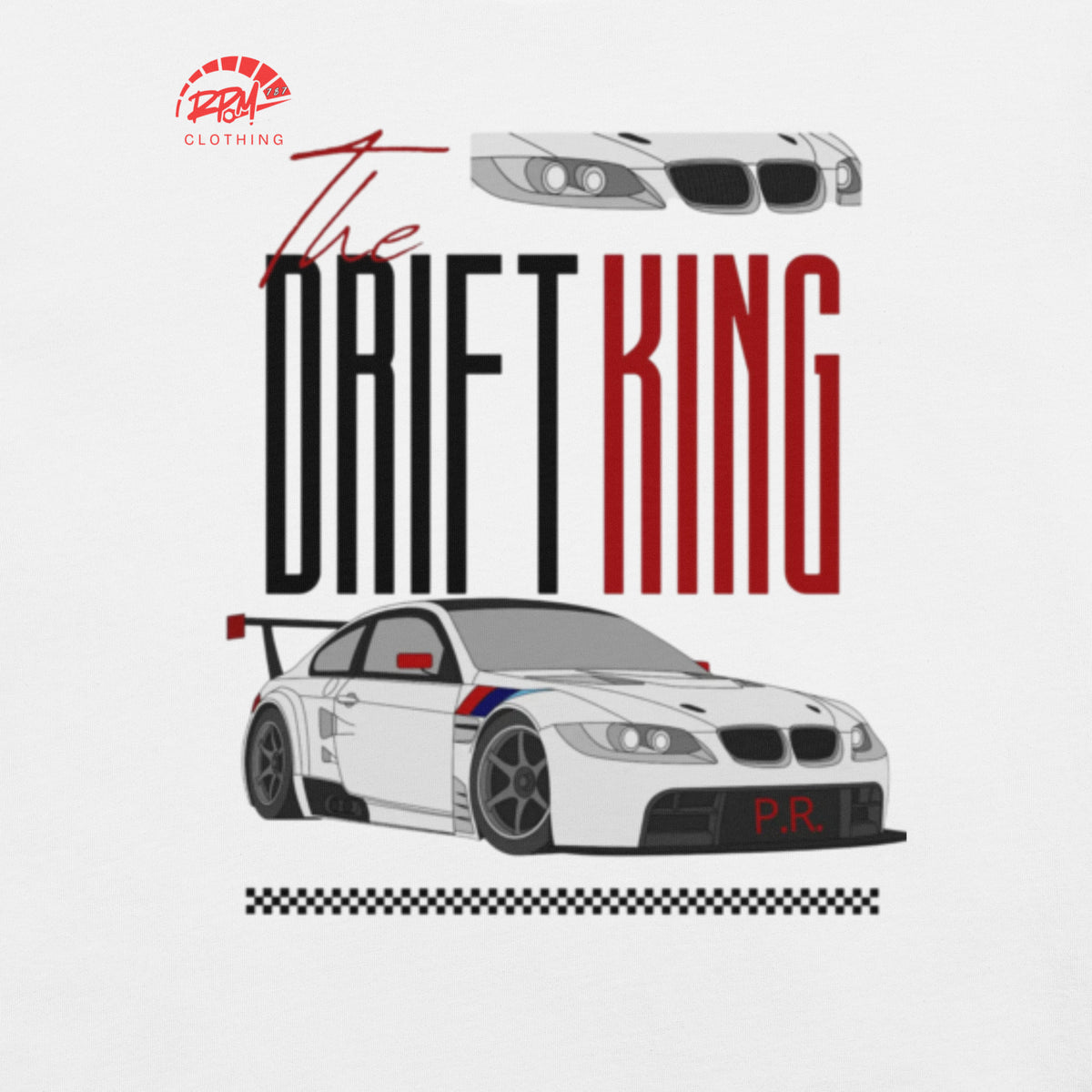 Drift King BMW Unisex Tee (Light) | RPM 787 - RPM 787 Clothing