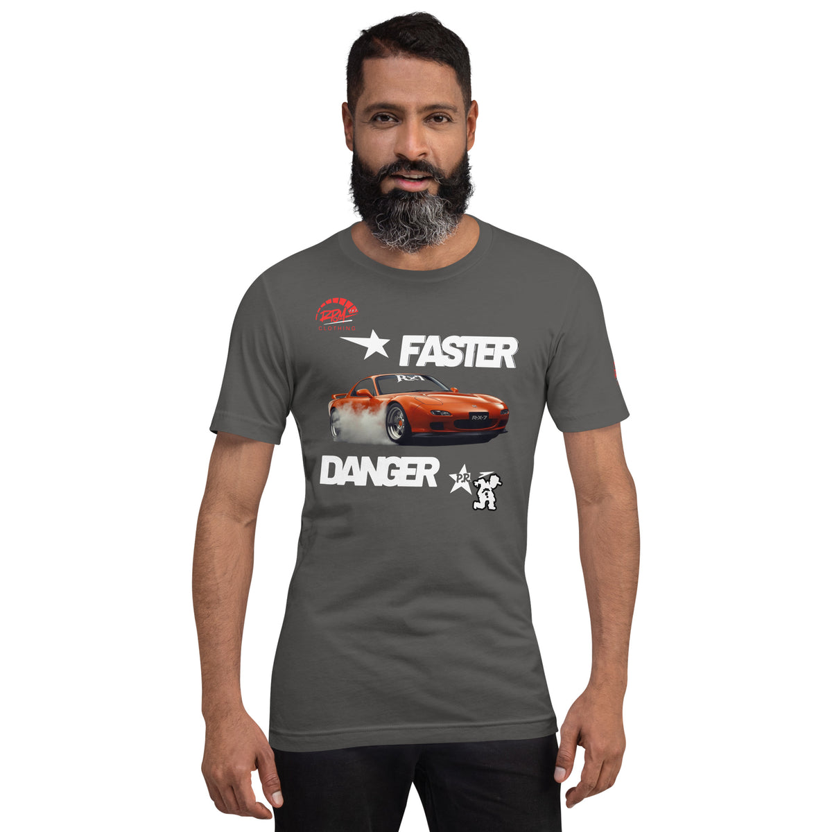 Faster Danger Rx7 Unisex Tee (Dark) | RPM - RPM 787 Clothing