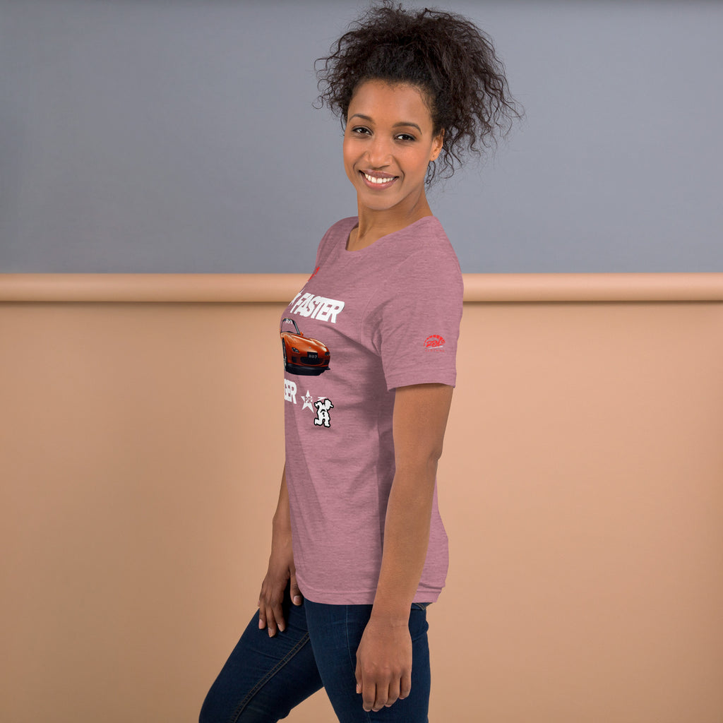 Faster Danger Rx7 Unisex Tee (Light) | RPM 787 - RPM 787 Clothing