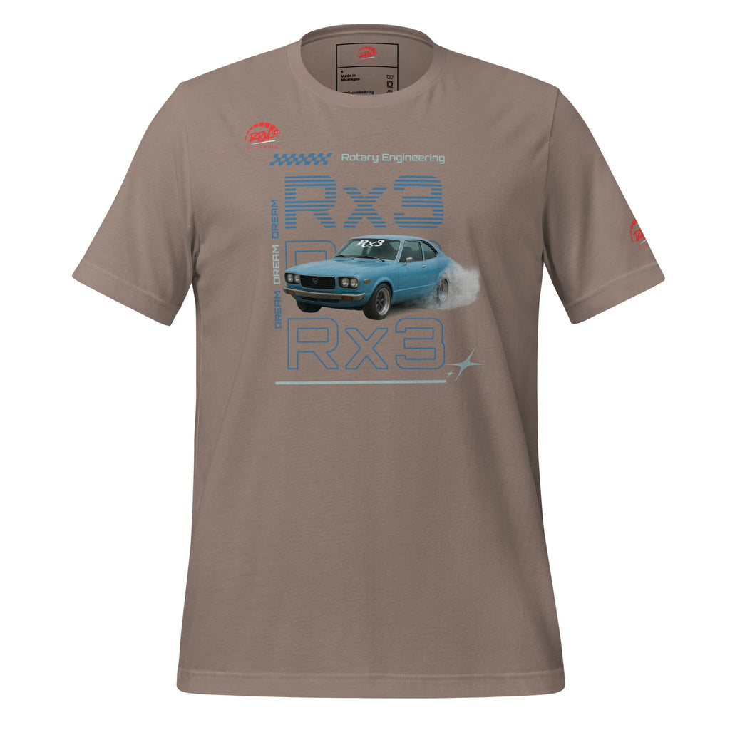 Rotary Dream RX3 Unisex Tee (Blue/Dark) | RPM 787 - RPM 787 Clothing