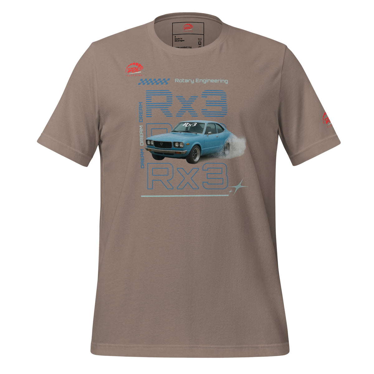 Rotary Dream RX3 Unisex Tee (Blue/Dark) | RPM 787 - RPM 787 Clothing