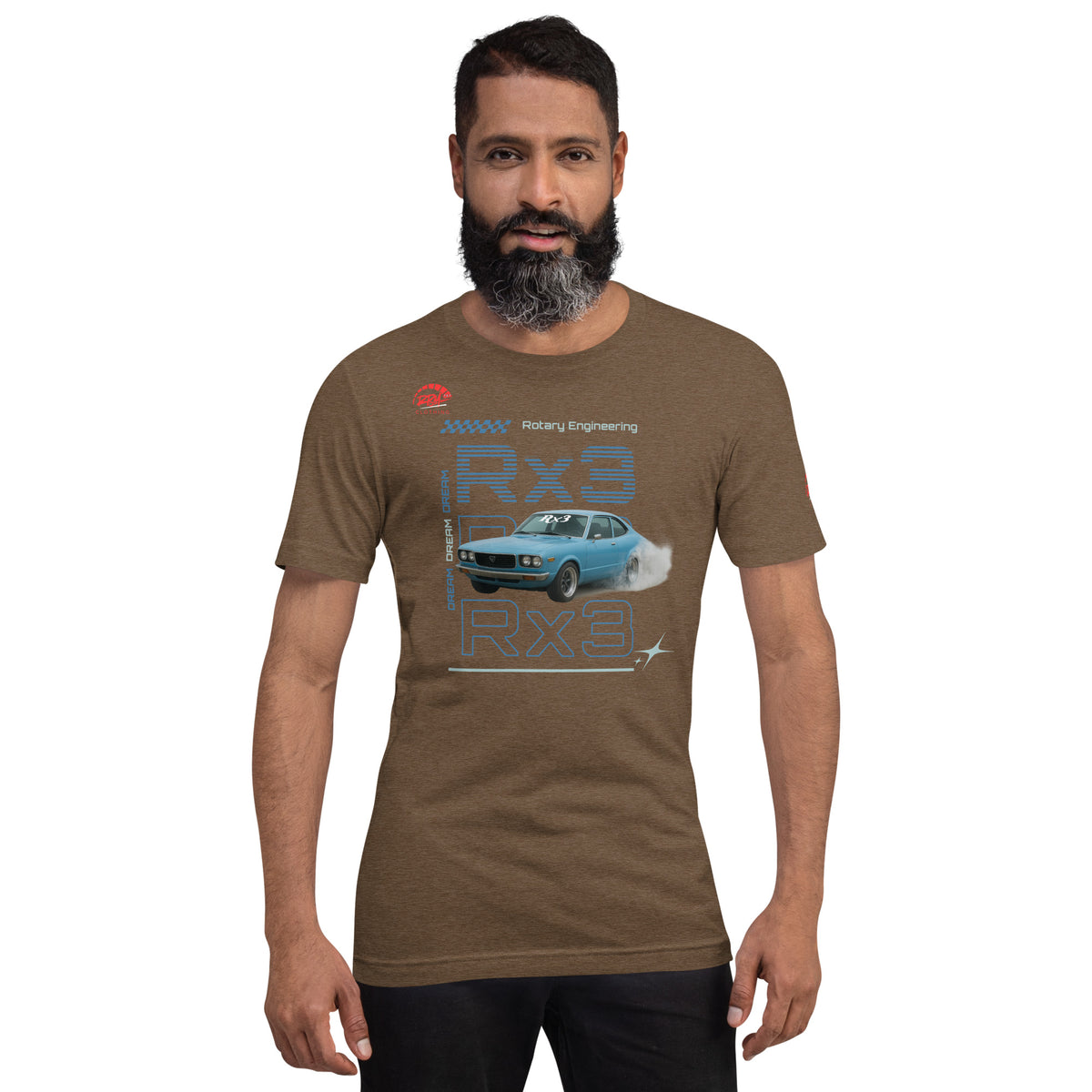 Rotary Dream RX3 Unisex Tee (Blue/Dark) | RPM 787 - RPM 787 Clothing