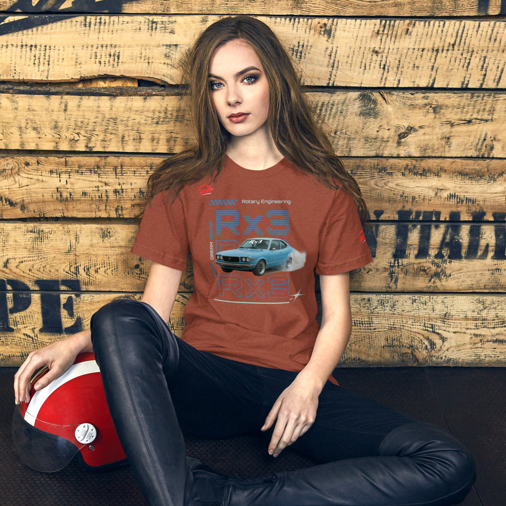 Rotary Dream RX3 Unisex Tee (Blue/Dark) | RPM 787 - RPM 787 Clothing