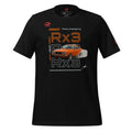 Rotary Dream RX3 Unisex Tee (Orange/Dark) | RPM 787 - RPM 787 Clothing