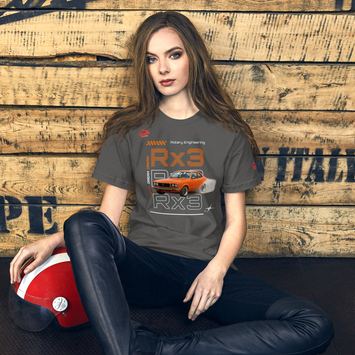 Rotary Dream RX3 Unisex Tee (Orange/Dark) | RPM 787 - RPM 787 Clothing