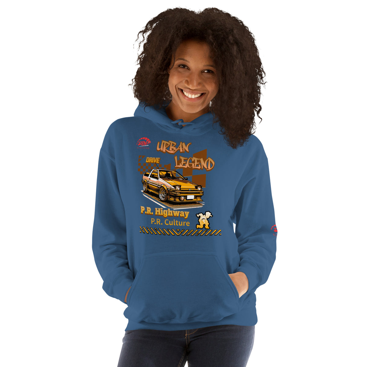 Urban Legend AE86 Unisex Hoodie (Golden/Dark) | RPM 787 - RPM 787 Clothing