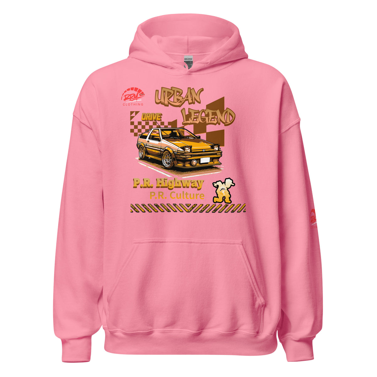 Urban Legend AE86 Unisex Hoodie (Golden/Light) | RPM 787 - RPM 787 Clothing