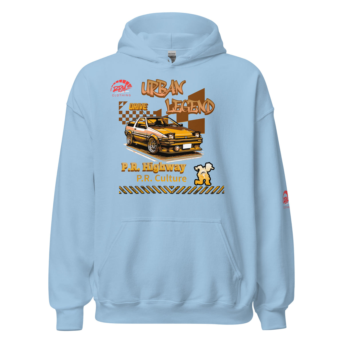 Urban Legend AE86 Unisex Hoodie (Golden/Light) | RPM 787 - RPM 787 Clothing