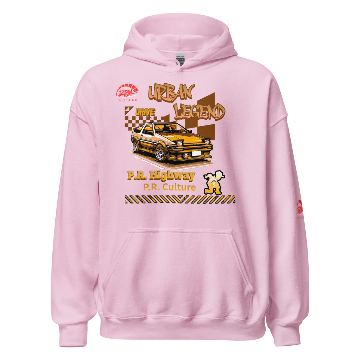 Urban Legend AE86 Unisex Hoodie (Golden/Light) | RPM 787 - RPM 787 Clothing