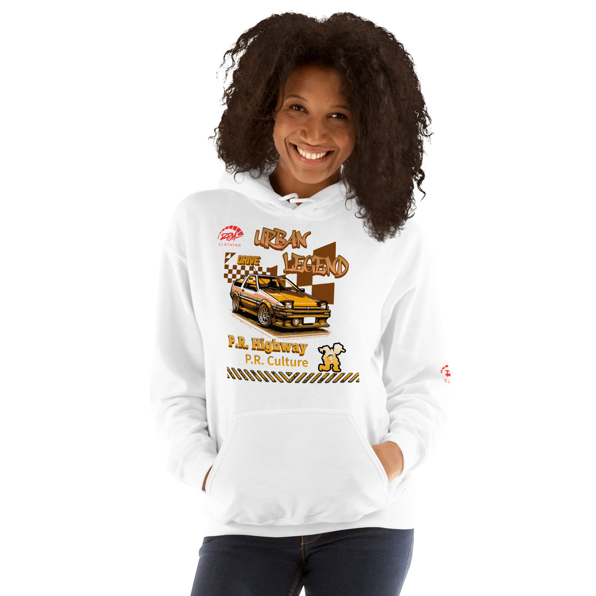 Urban Legend AE86 Unisex Hoodie (Golden/Light) | RPM 787 - RPM 787 Clothing