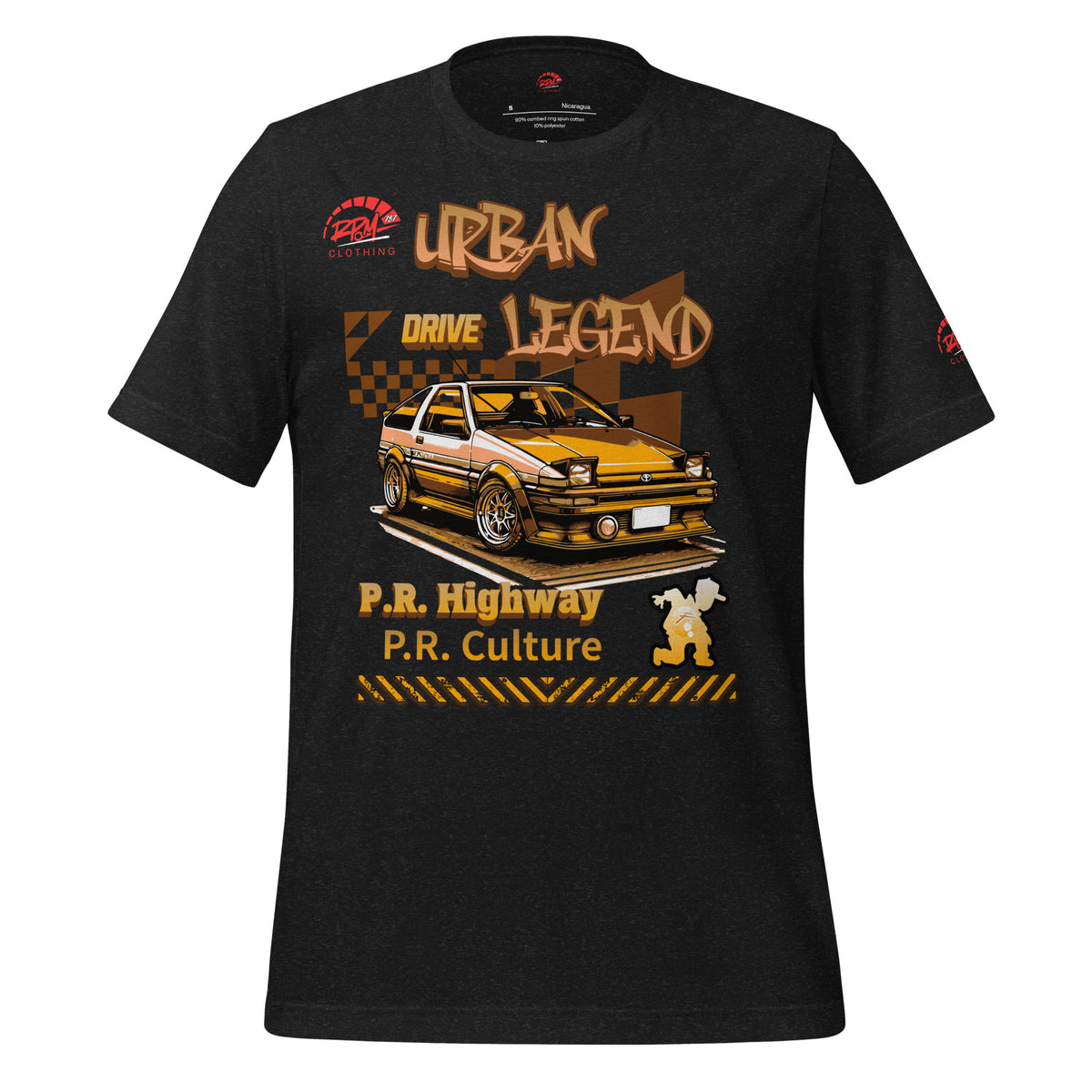 Urban Legend AE86 Unisex Tee (Golden/Dark) | RPM 787 - RPM 787 Clothing