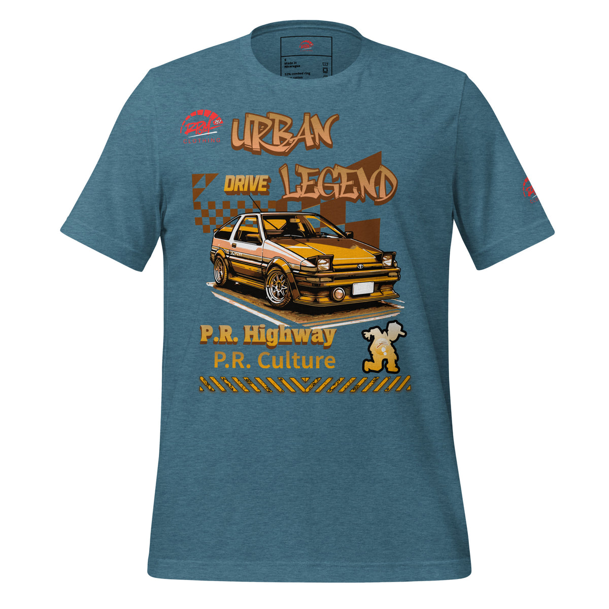Urban Legend AE86 Unisex Tee (Golden/Dark) | RPM 787 - RPM 787 Clothing
