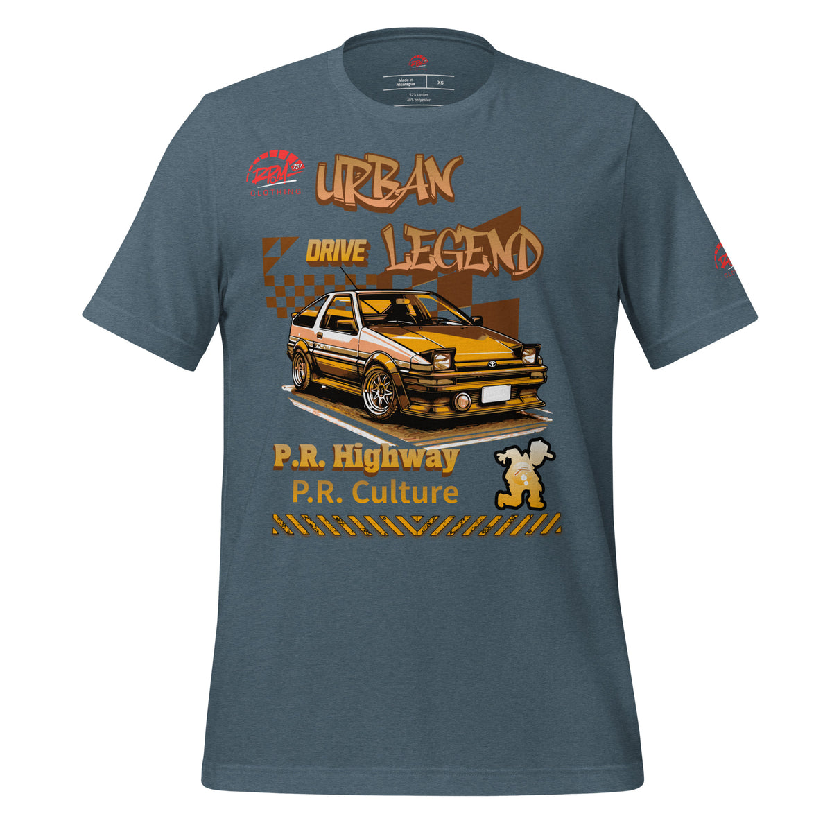 Urban Legend AE86 Unisex Tee (Golden/Dark) | RPM 787 - RPM 787 Clothing