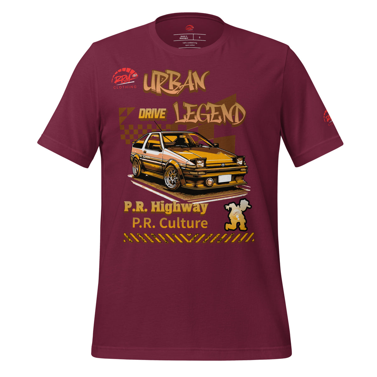Urban Legend AE86 Unisex Tee (Golden/Dark) | RPM 787 - RPM 787 Clothing