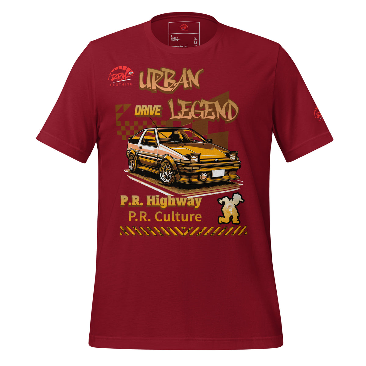 Urban Legend AE86 Unisex Tee (Golden/Dark) | RPM 787 - RPM 787 Clothing