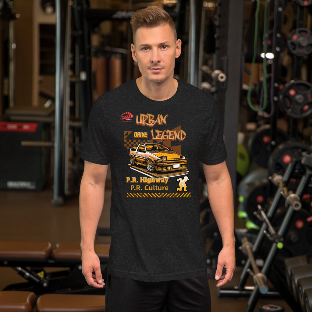 Urban Legend AE86 Unisex Tee (Golden/Dark) | RPM 787 - RPM 787 Clothing