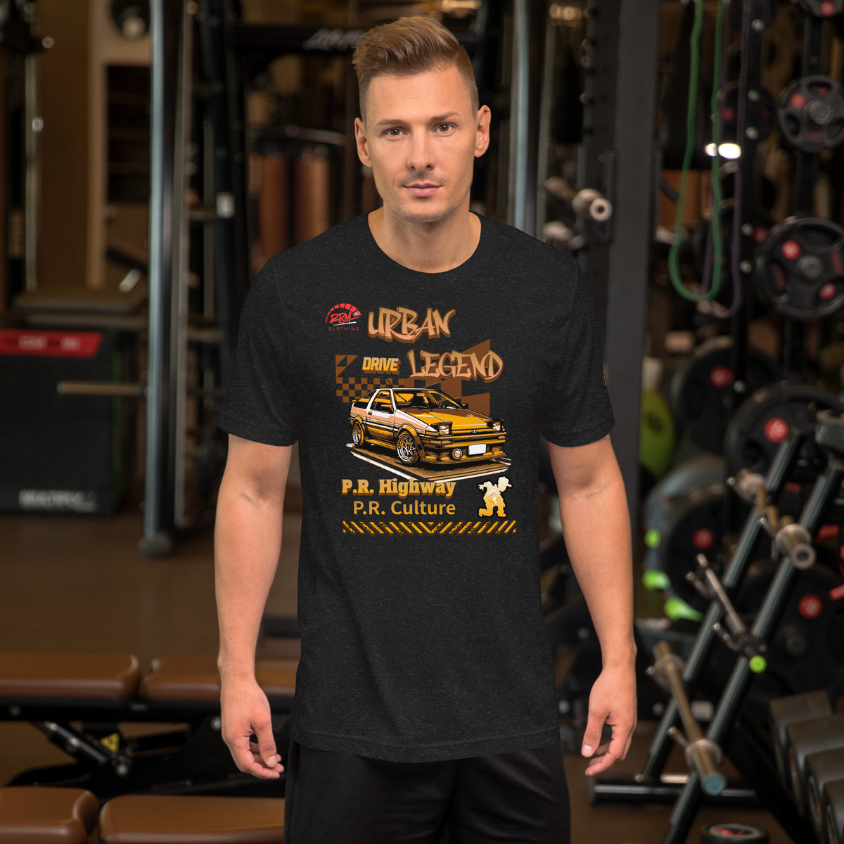 Urban Legend AE86 Unisex Tee (Golden/Dark) | RPM 787 - RPM 787 Clothing