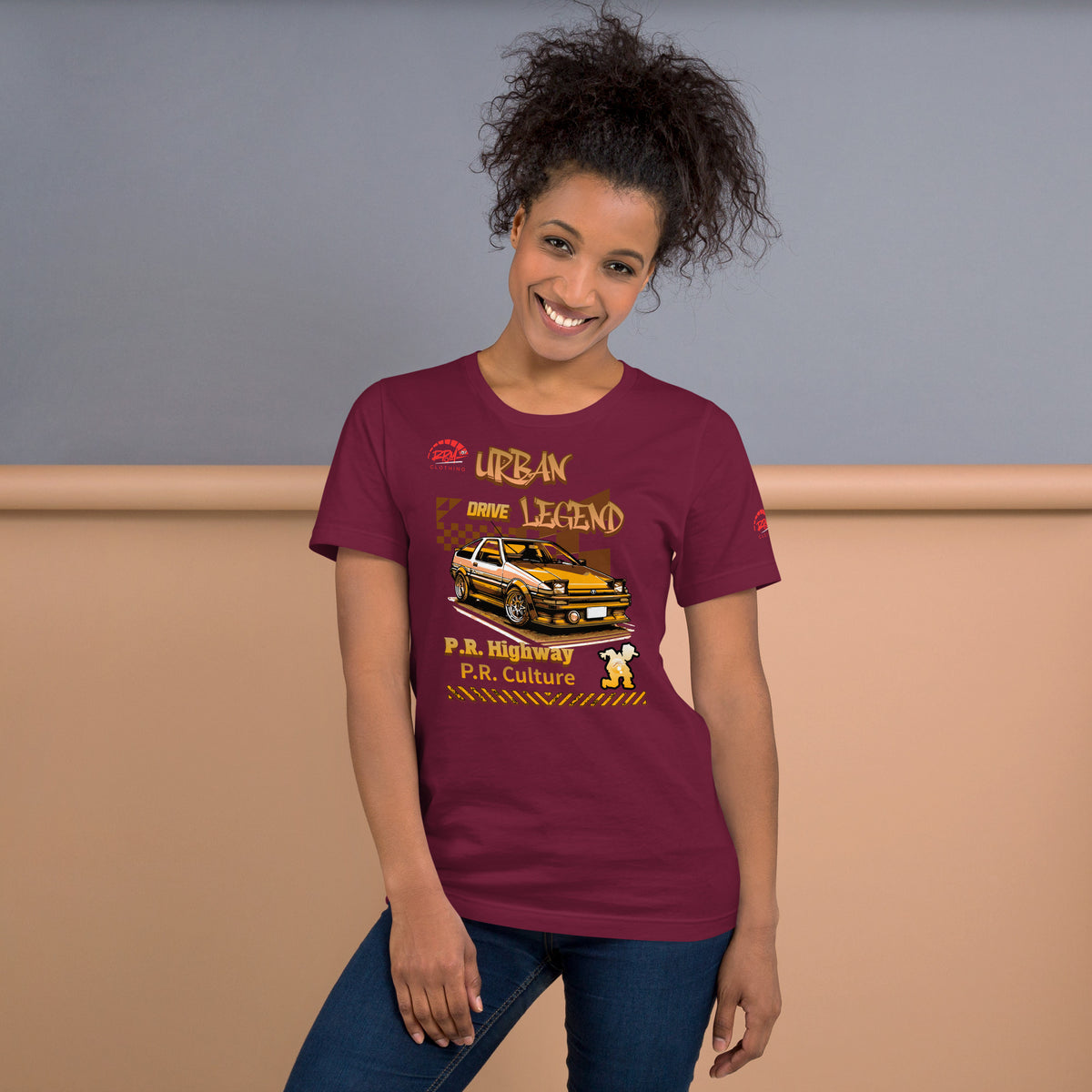 Urban Legend AE86 Unisex Tee (Golden/Dark) | RPM 787 - RPM 787 Clothing