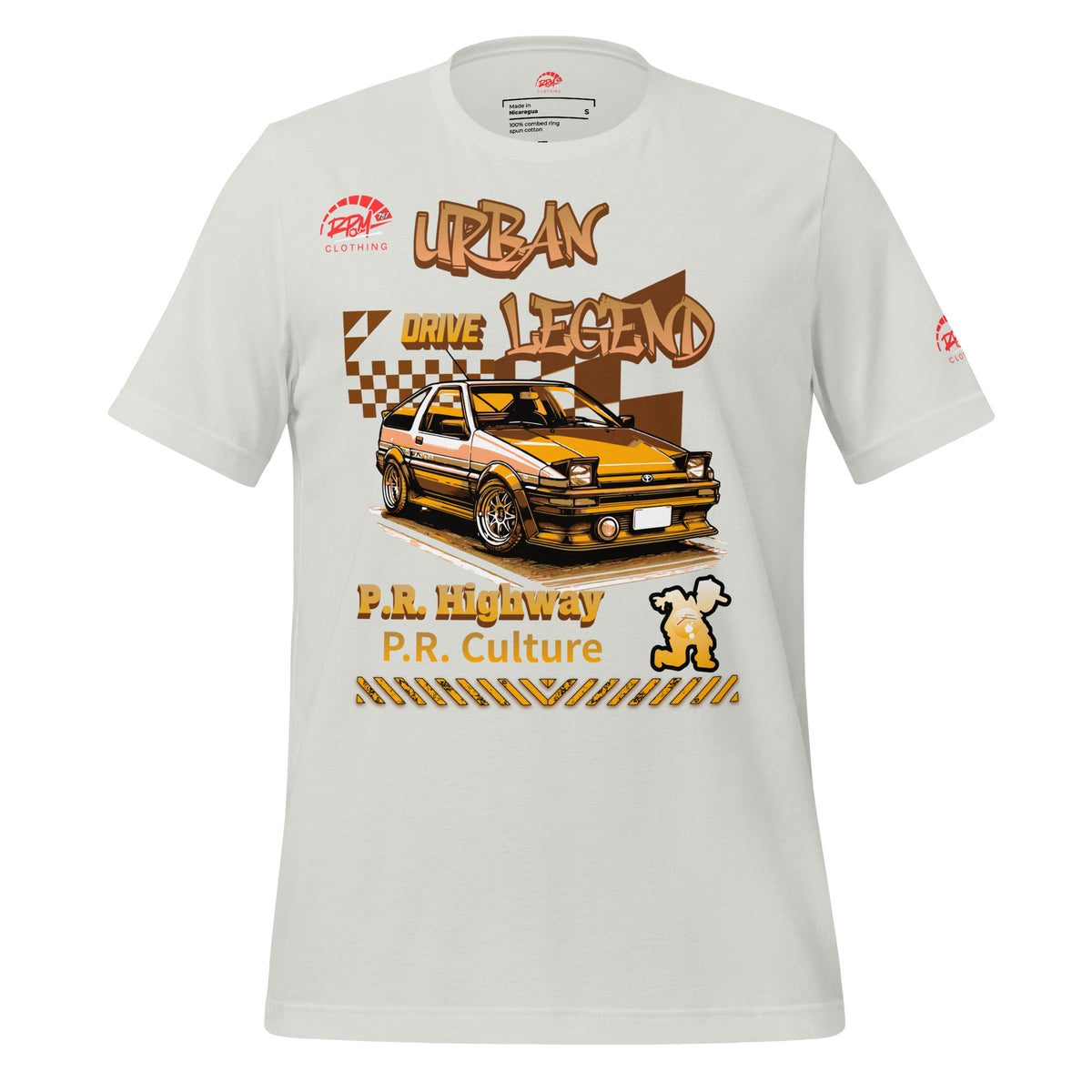 Urban Legend AE86 Unisex Tee (Golden/Light) | RPM 787 - RPM 787 Clothing
