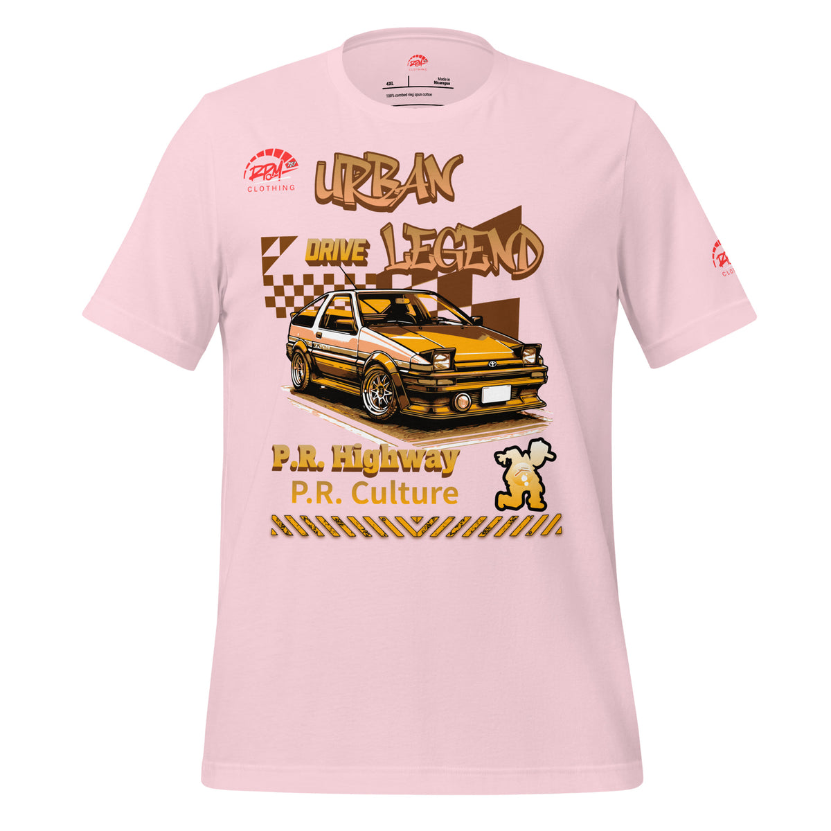 Urban Legend AE86 Unisex Tee (Golden/Light) | RPM 787 - RPM 787 Clothing