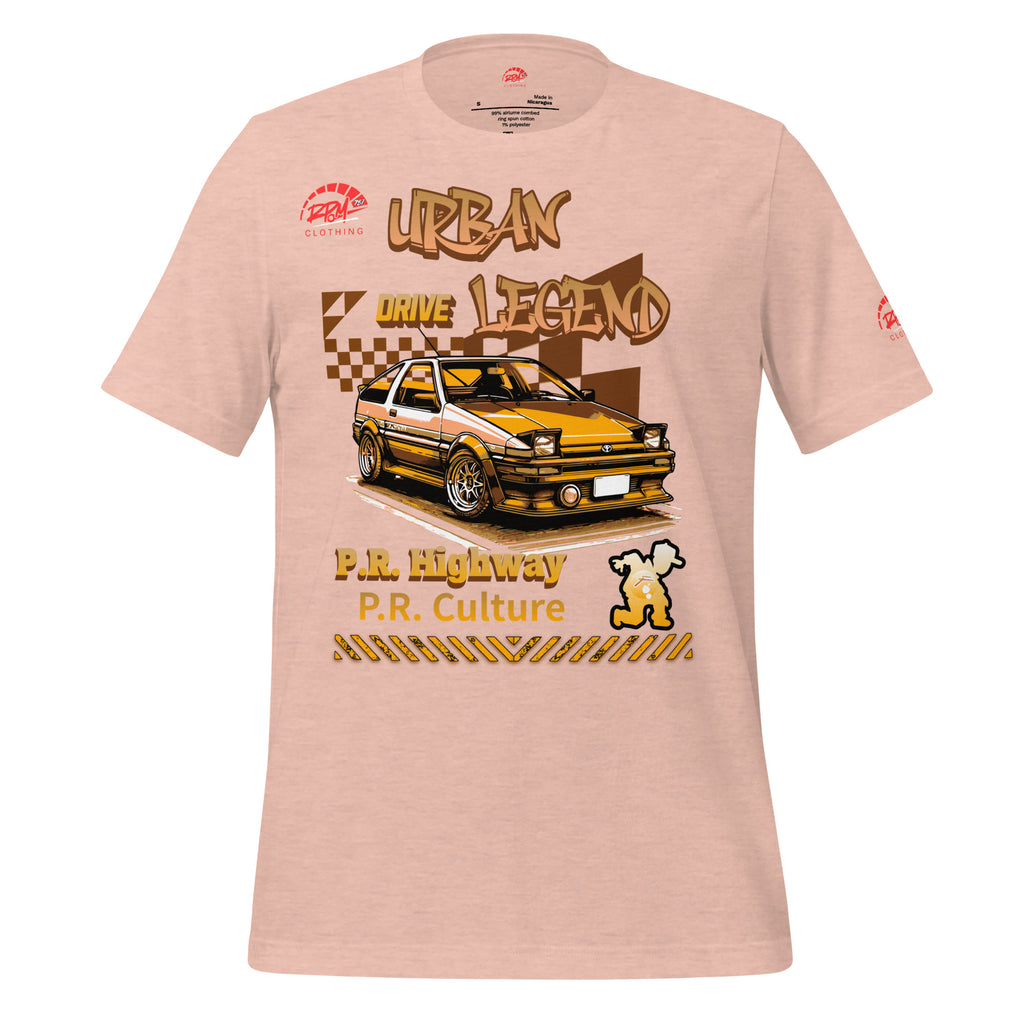 Urban Legend AE86 Unisex Tee (Golden/Light) | RPM 787 - RPM 787 Clothing