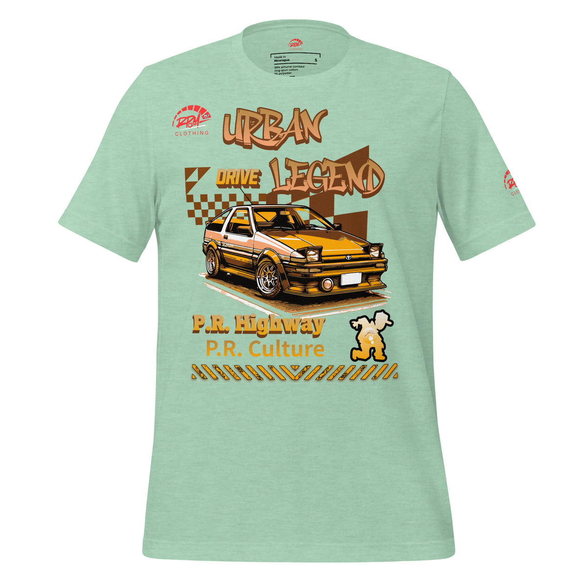 Urban Legend AE86 Unisex Tee (Golden/Light) | RPM 787 - RPM 787 Clothing