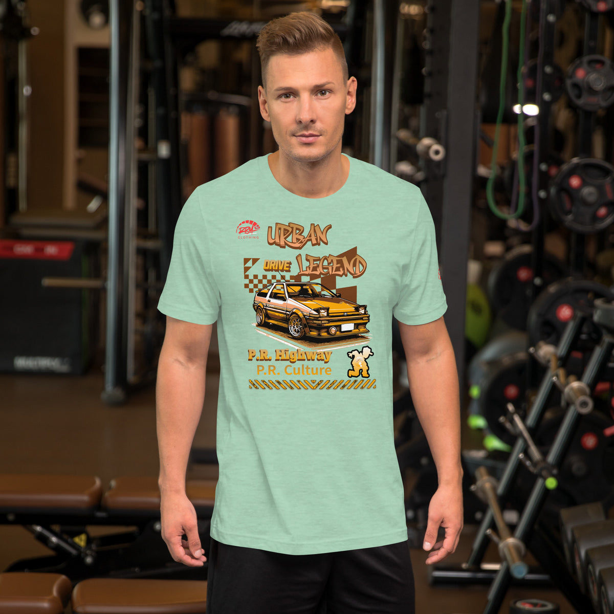 Urban Legend AE86 Unisex Tee (Golden/Light) | RPM 787 - RPM 787 Clothing