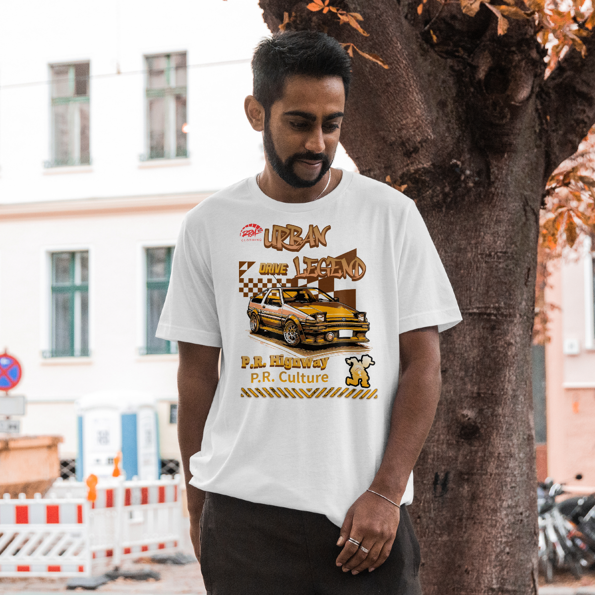 Urban Legend AE86 Unisex Tee (Golden/Light) | RPM 787 - RPM 787 Clothing