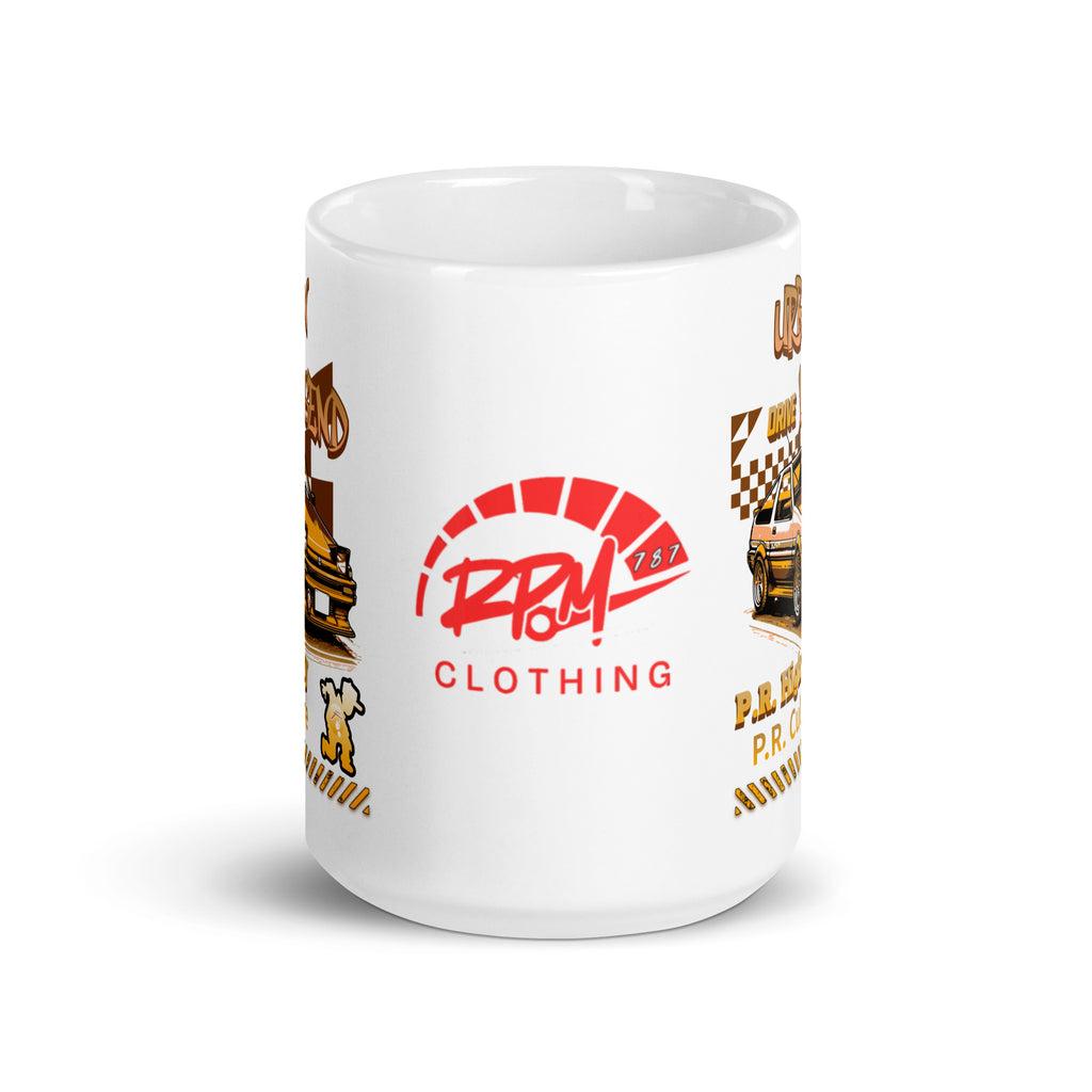 Urban Legend AE86 White Glossy Mug | RPM 787 - RPM 787 Clothing