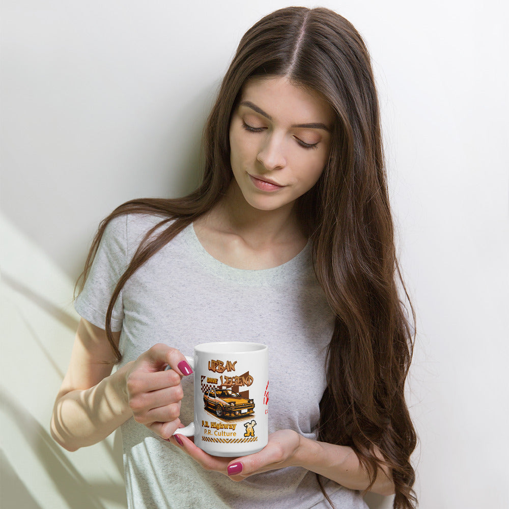 Urban Legend AE86 White Glossy Mug | RPM 787 - RPM 787 Clothing