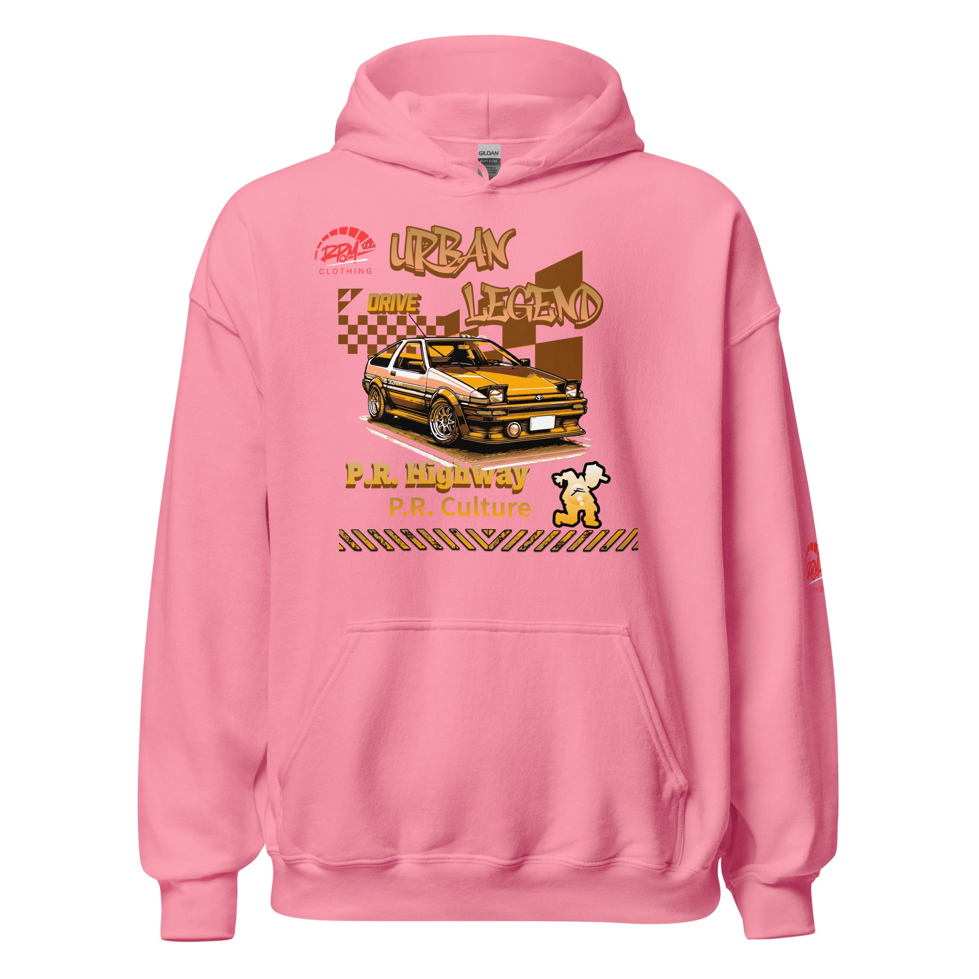 Urban Legend AE86 Unisex Hoodie (Golden/Light) | RPM 787 - RPM 787 Clothing