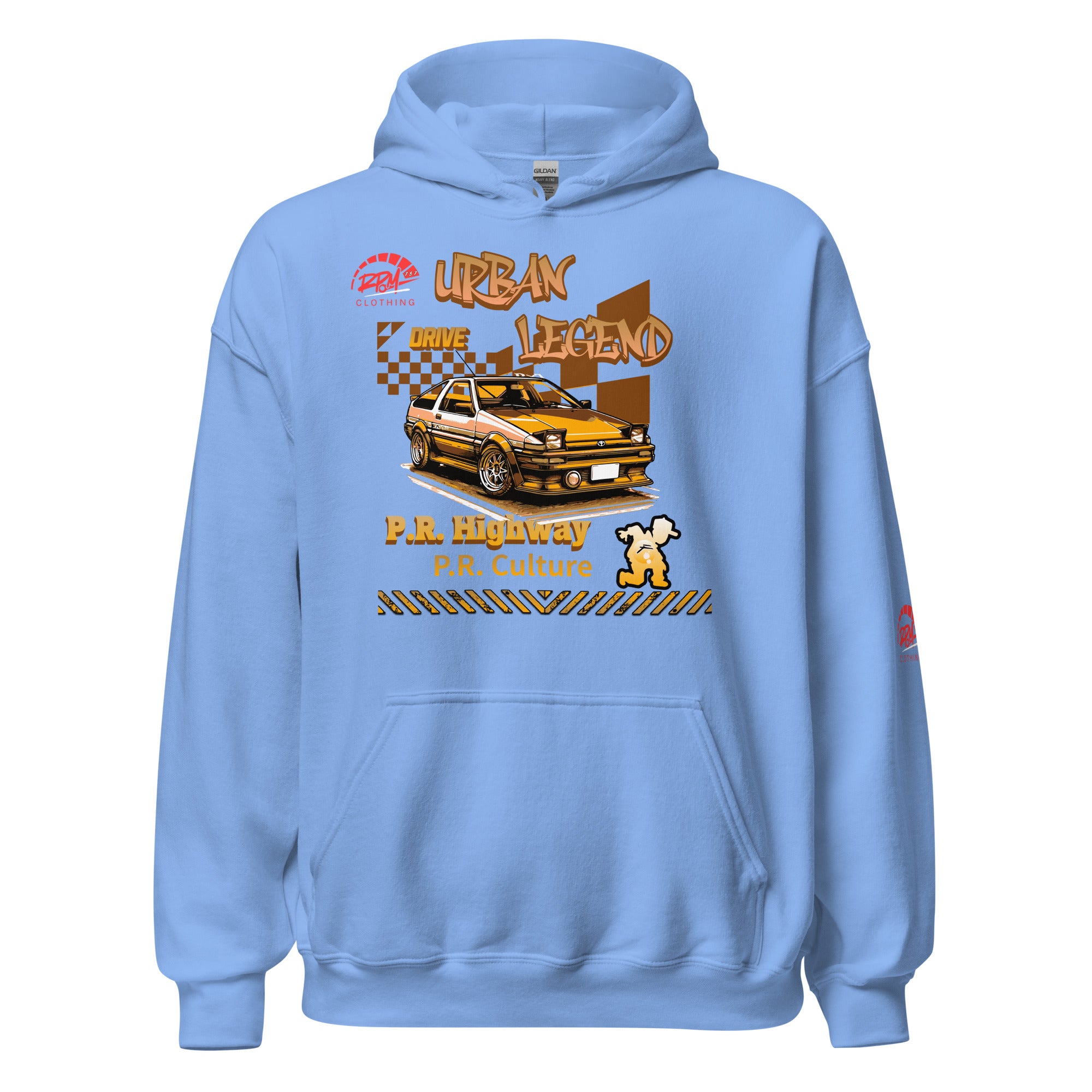 Urban Legend AE86 Unisex Hoodie (Golden/Light) | RPM 787 - RPM 787 Clothing