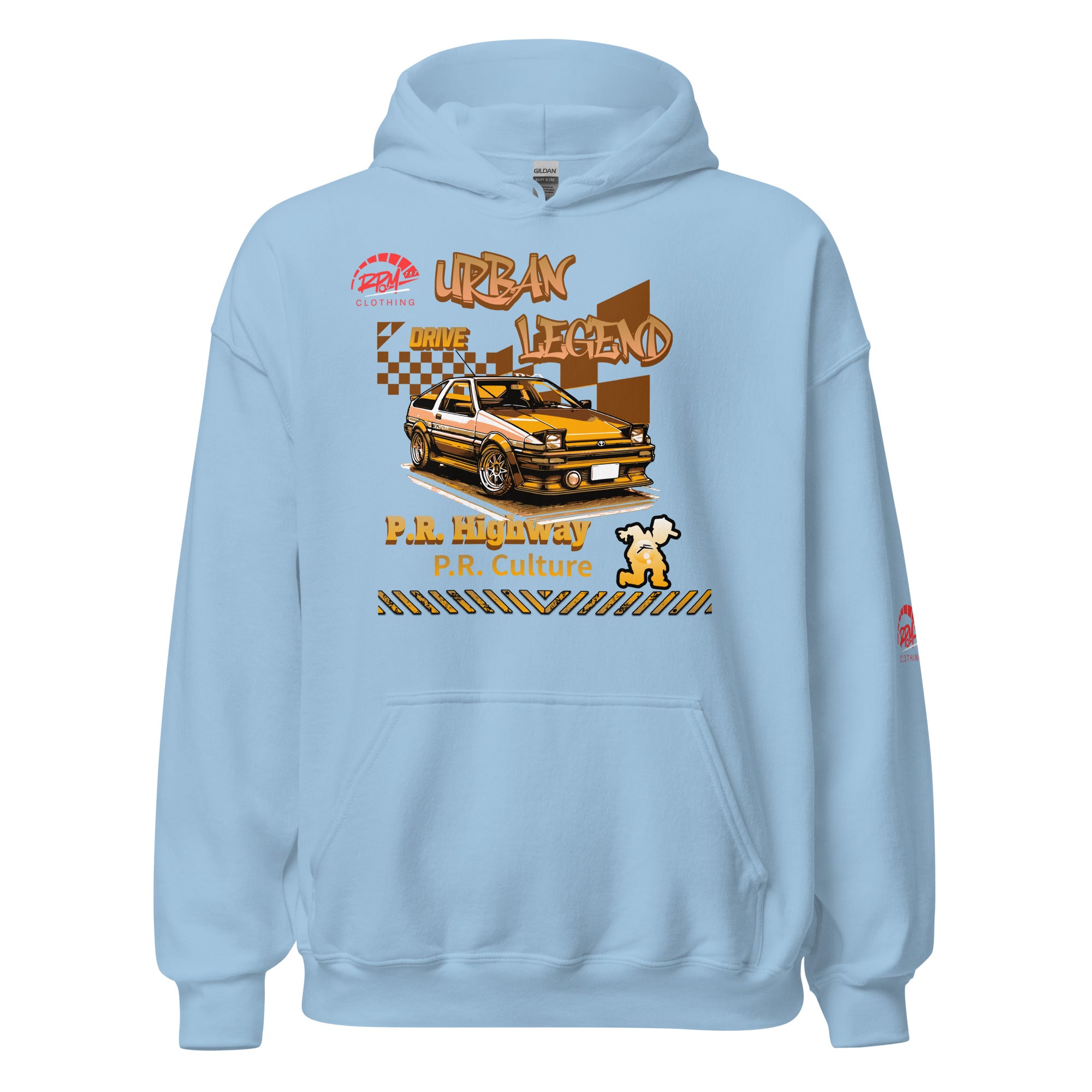 Urban Legend AE86 Unisex Hoodie (Golden/Light) | RPM 787 - RPM 787 Clothing