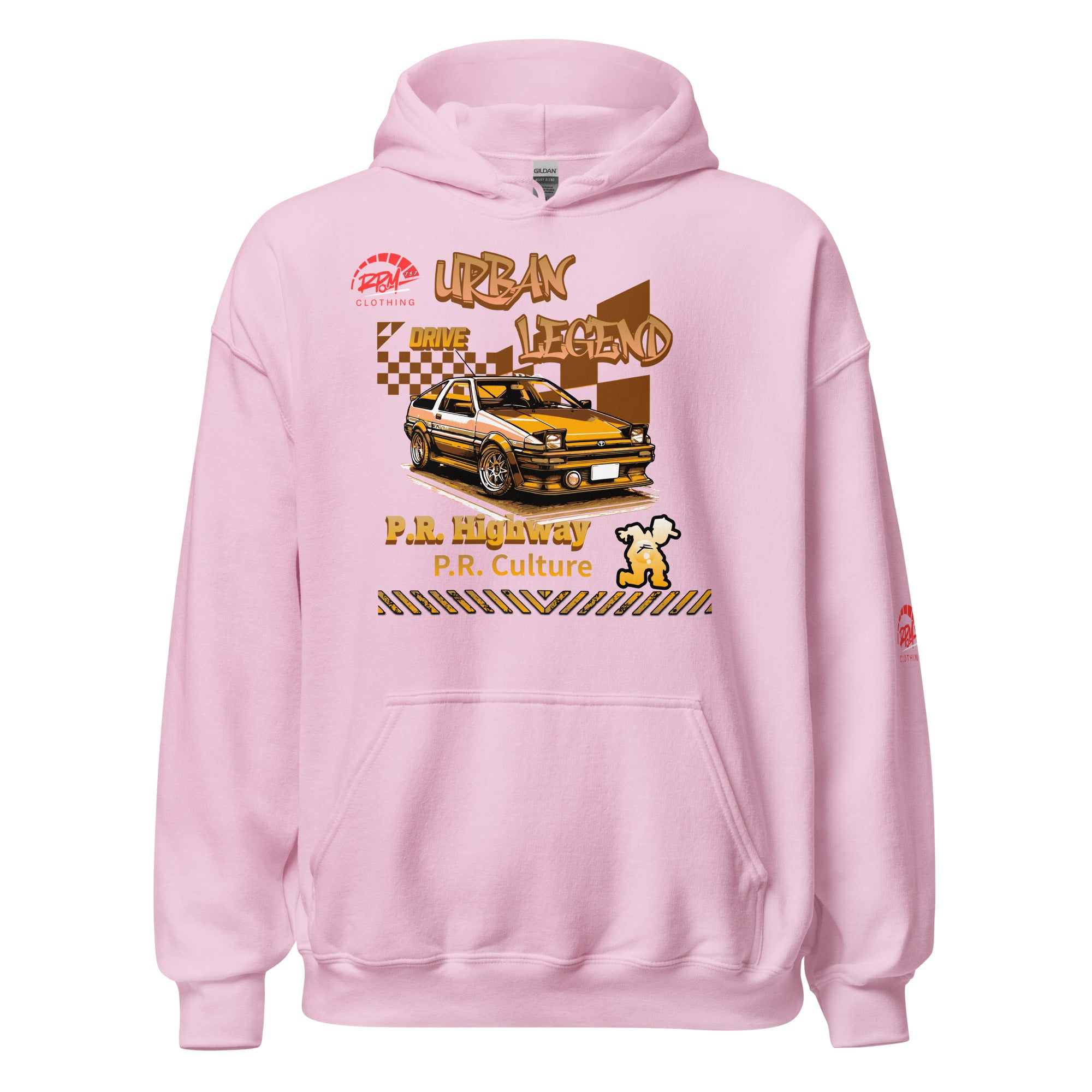Urban Legend AE86 Unisex Hoodie (Golden/Light) | RPM 787 - RPM 787 Clothing
