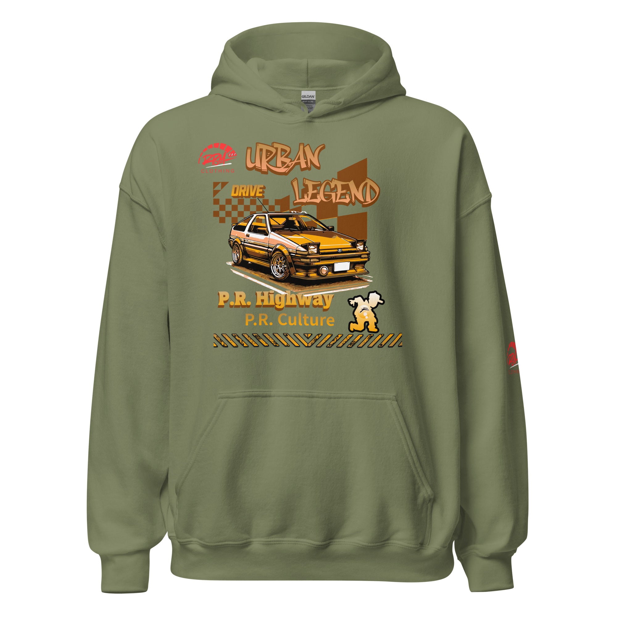 Urban Legend AE86 Unisex Hoodie (Golden/Light) | RPM 787 - RPM 787 Clothing