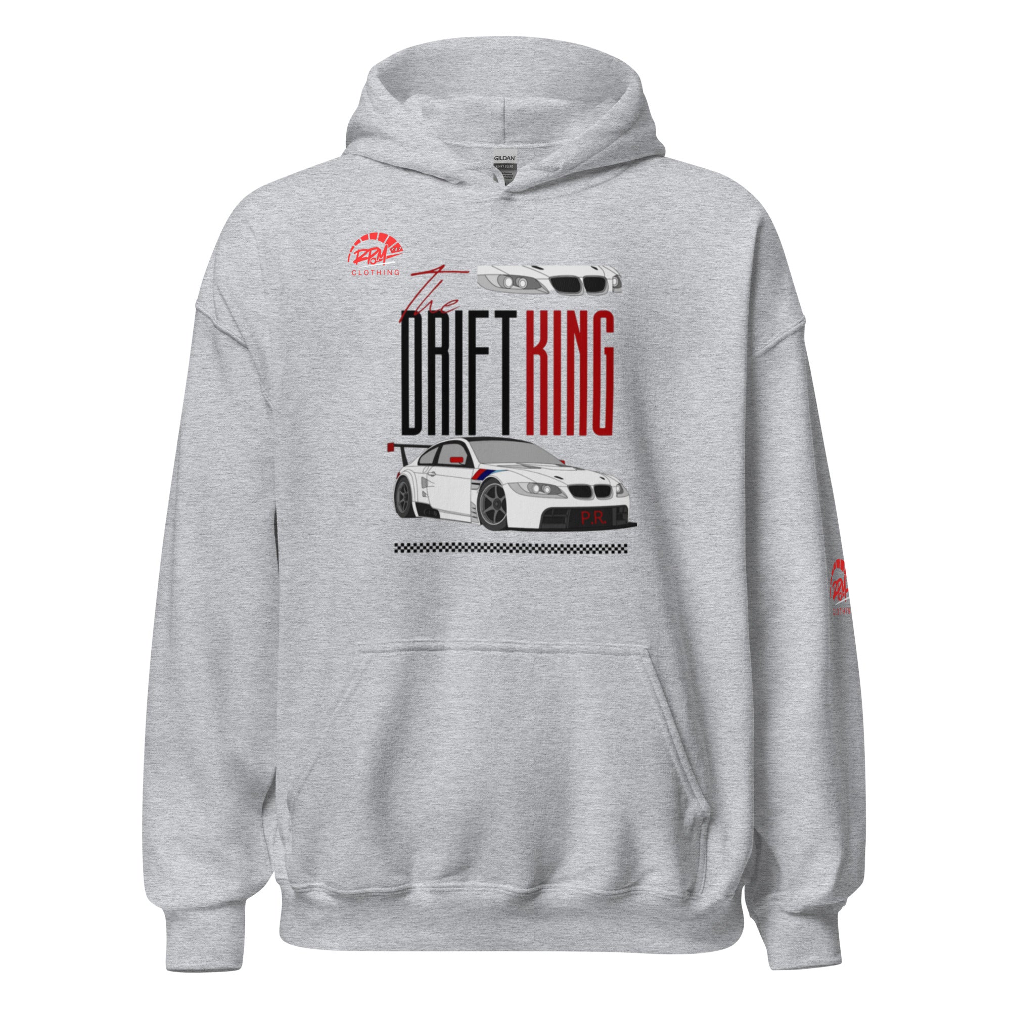 Drift King BMW Unisex Hoodie (Light) | RPM 787 - RPM 787 Clothing