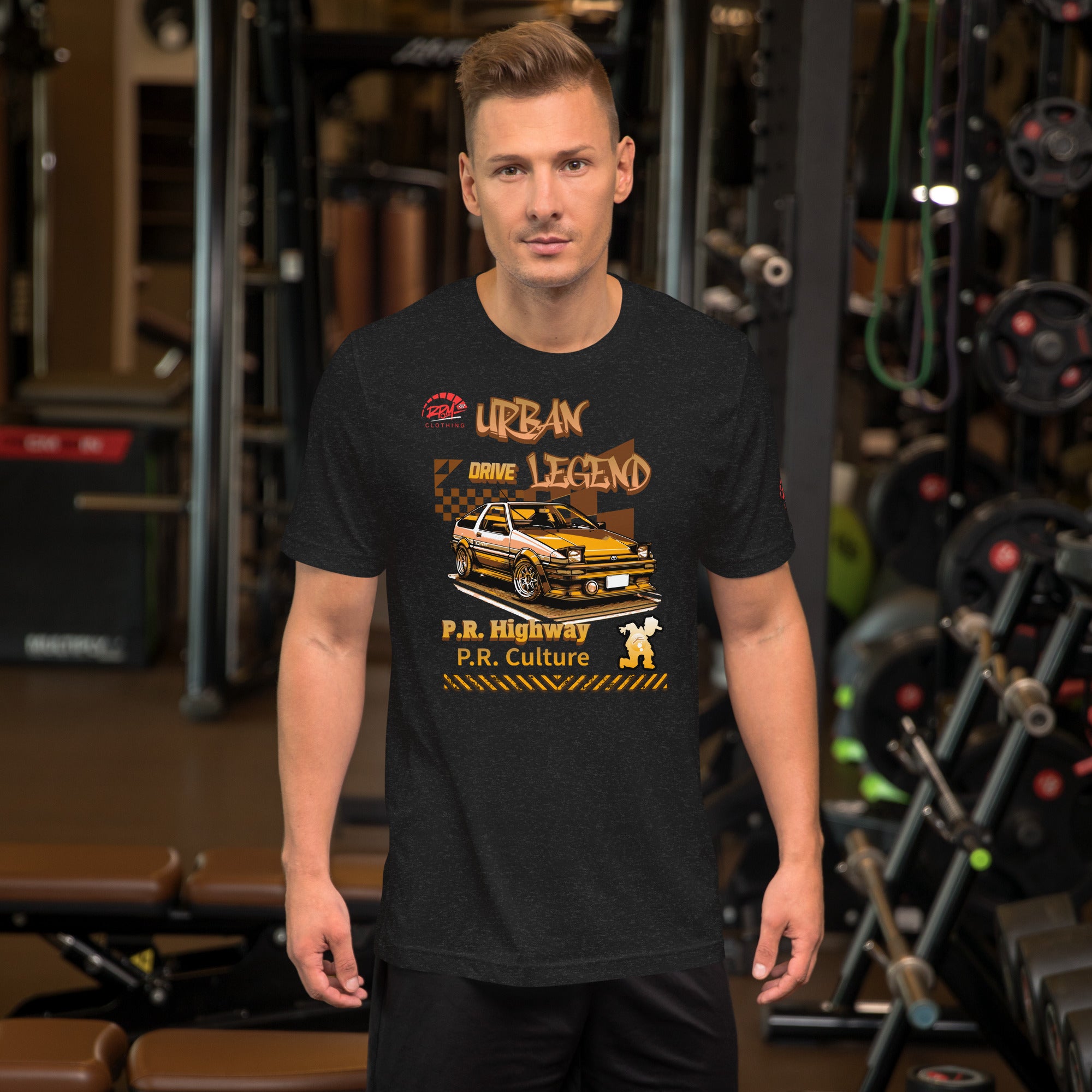 Urban Legend AE86 Unisex Tee (Golden/Dark) | RPM 787 - RPM 787 Clothing
