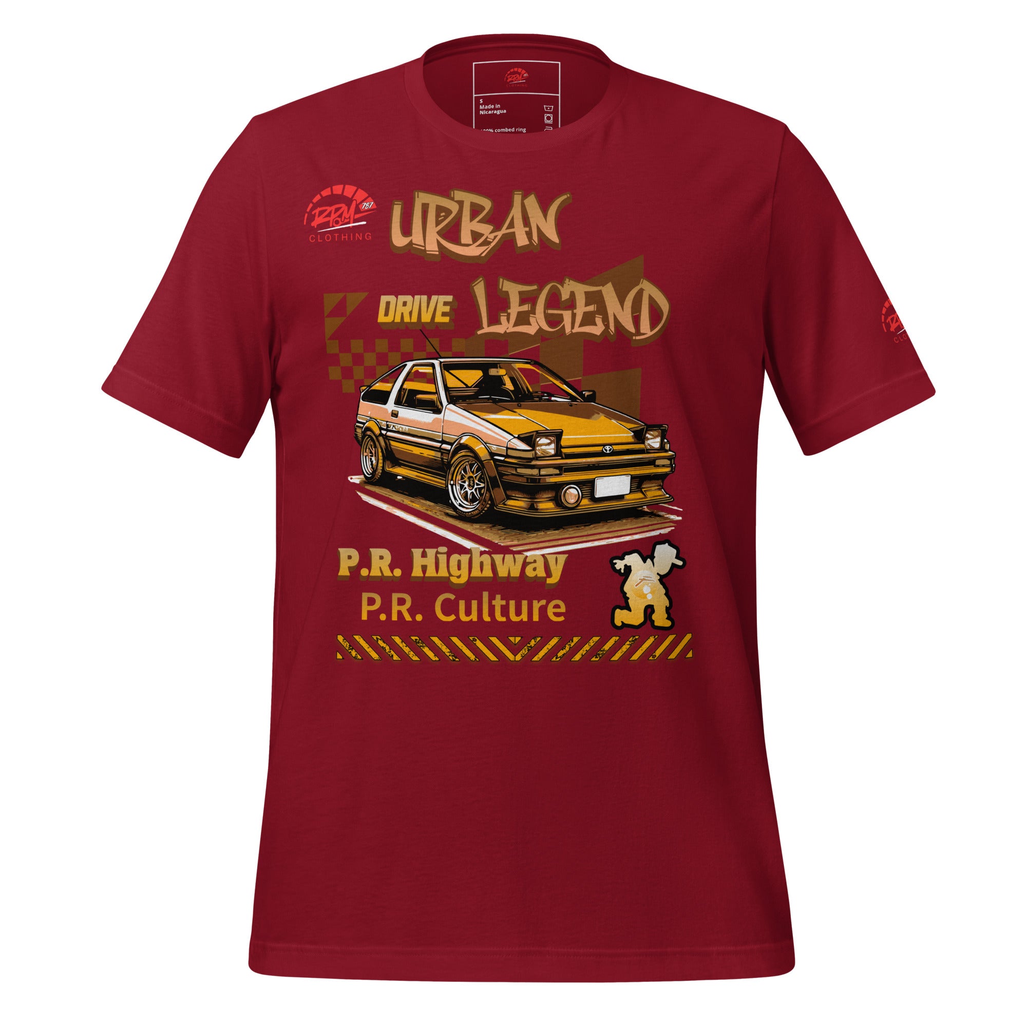 Urban Legend AE86 Unisex Tee (Golden/Dark) | RPM 787 - RPM 787 Clothing