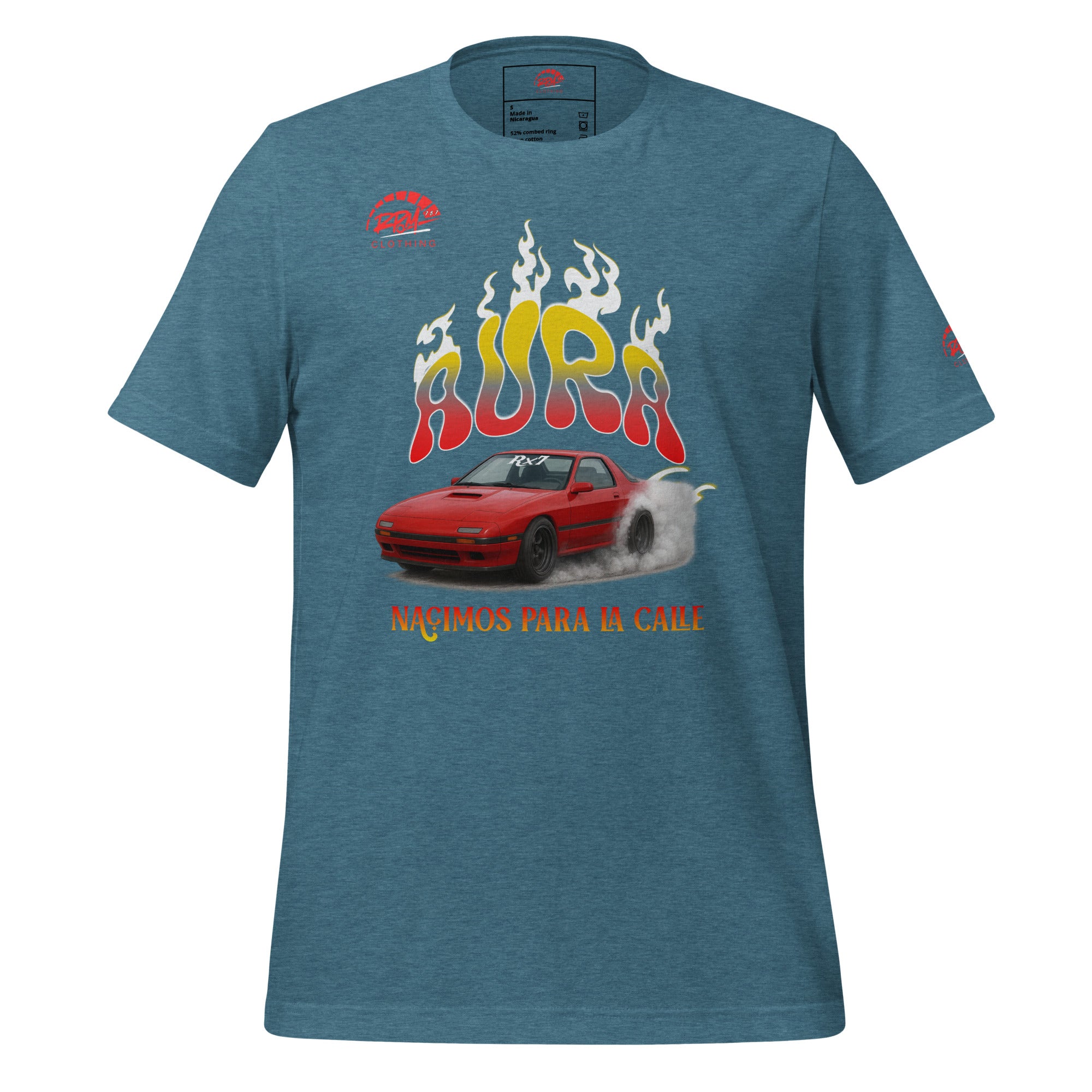 AURA RX7 Unisex Tee (Red/Dark) | RPM 787 - RPM 787 Clothing